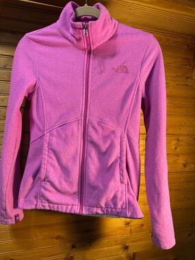 The North Face Pink Teddy Fleece Jacket